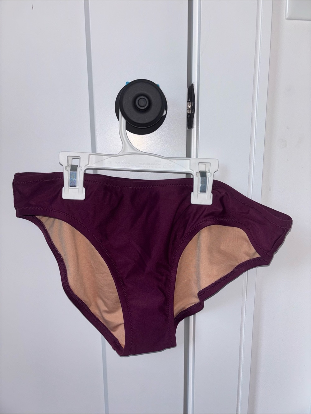 J. Crew deep Plum Bikini Bottoms